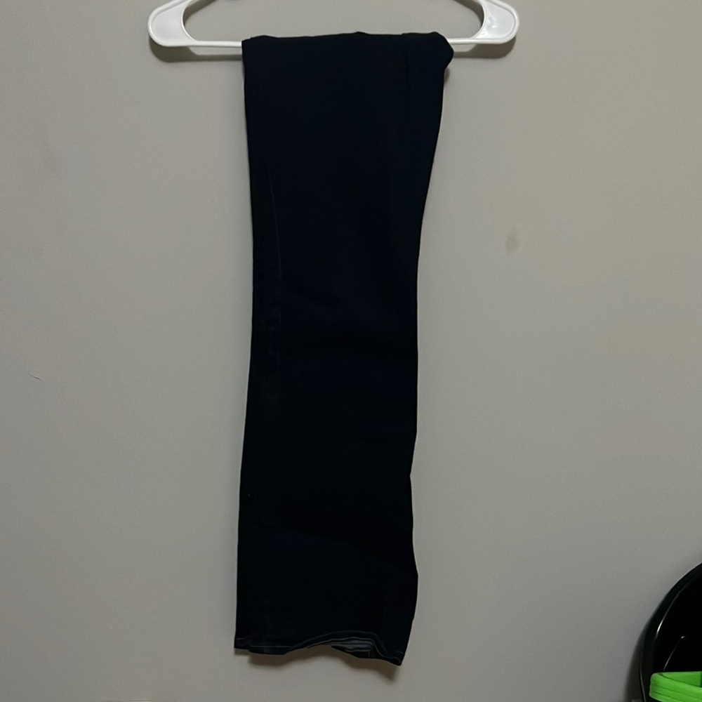 dark blue boot cut jeans